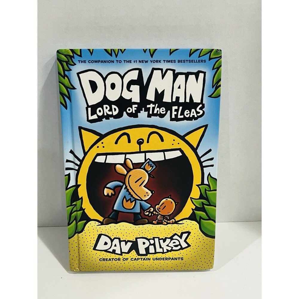 Dog Man Lord of the Fleas #5 Dav Pilkey (Hardcover, 2018) Action Adventures Kids